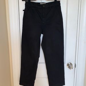 Everlane The Straight Leg Crop Pant (Black Size 6)